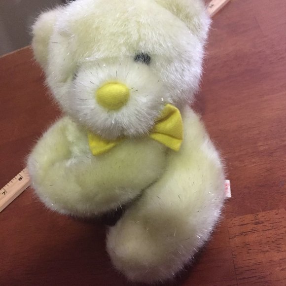 Yellow Stuffed Animal Bear - Picture 1 of 12